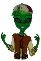 Alien Old School Chic Chic png