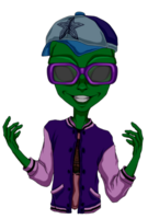 Alien Old School Chic Chic png