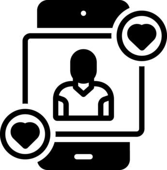 solid icon for popularity vector