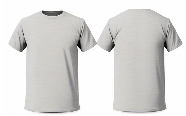 Grey T Shirt Front And Back Stock Photos Images and Backgrounds for Free Download