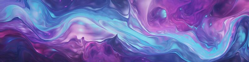 Fluid art background banner, liquid, marble, gorizontal print, space for text photo