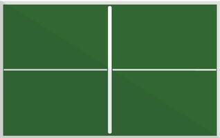 Field for playing tennis, court for players vector