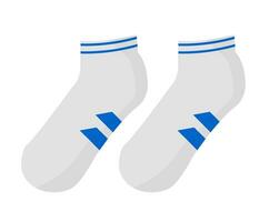 Sports socks fashion and clothes for men and women vector