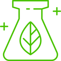 la biomasse énergie ligne icône illustration png