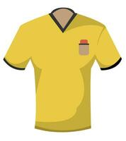 deporte camisa con corto mangas, juguetón ropa vector