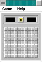 Interface of old game on windows operation system vector