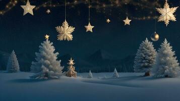 abstract HD wallpaper that merges the spirit of Christmas with a touch of magic photo