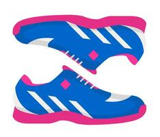 Sports sneakers, shoes for running and workout vector