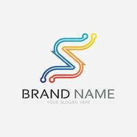 Business corporate S letter logo vector