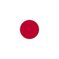 national country flag of japan vector