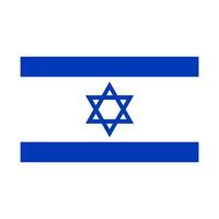national country flag of israel vector