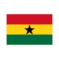 nacional país bandera de Ghana vector
