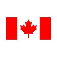 nacional país bandera de Canadá vector
