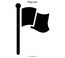 Flag icon, Vector illustration