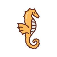 Sea Horse icon in vector. Illustration vector