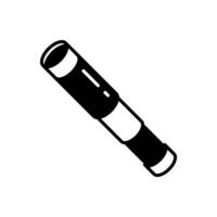 Spyglass icon in vector. Illustration vector