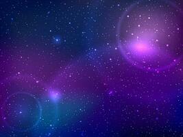 space background with stars and nebula vector