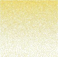 golden confetti dots on white background vector