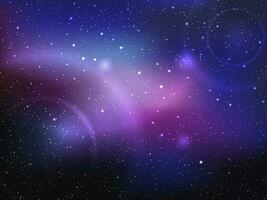 space background with stars and nebula vector