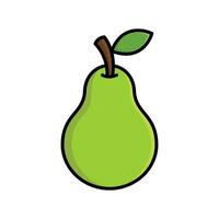 pear fruit icon vector design template simple and clean
