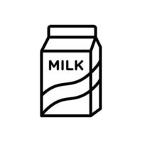 Leche icono vector diseño modelo sencillo y limpiar