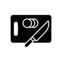 cutting board icon vector design template simple and clean