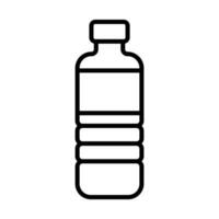 agua botella icono vector diseño modelo sencillo y limpiar
