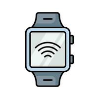 inteligente reloj icono vector diseño modelo sencillo y limpiar