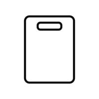 cutting board icon vector design template simple and clean