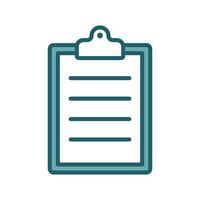 clipboard icon vector design template simple and clean