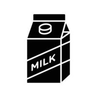 Leche icono vector diseño modelo sencillo y limpiar