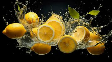 AI Generative a photo of lemon