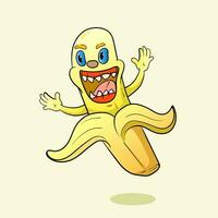 banana character vector suitable for logo purposes, learning media, and others