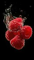 AI Generative a photo of raspberry