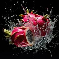 AI Generative a photo of dragonfruit