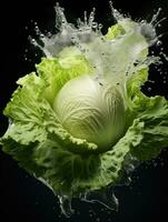 AI Generative a photo of cabbage