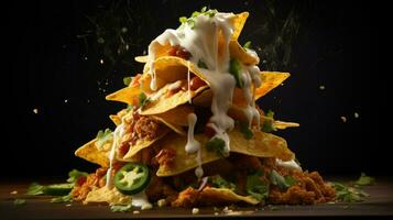 AI Generative a photo of nachos