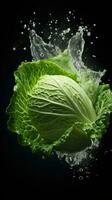 AI Generative a photo of cabbage