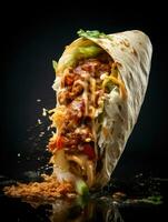 AI Generative a photo of burrito