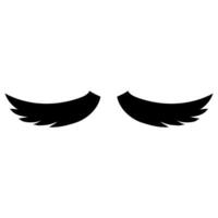 Mustache vector icon. Barbershop illustration sign. haircut symbol or logo.