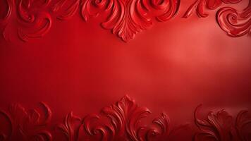 Elegance Luxury Red Textures for a Lavish Touch, AI Generative photo