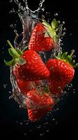 AI Generative a photo of strawberry