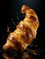AI Generative a photo of croissant
