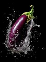 AI Generative a photo of eggplant