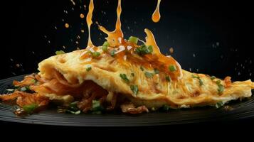 AI Generative a photo of omelette