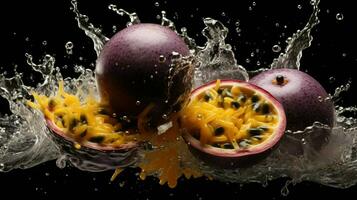 AI Generative a photo of passionfruit