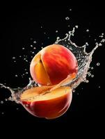 AI Generative a photo of nectarine