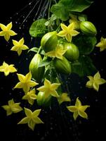 AI Generative a photo of starfruit