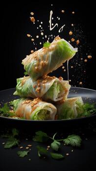 AI Generative a photo of cabbage rolls