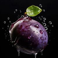 AI Generative a photo of plum